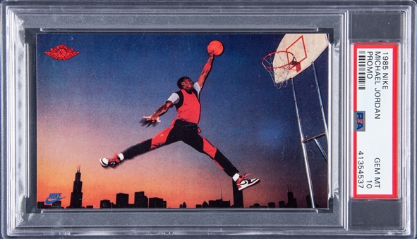 1985 Nike Michael Jordan Promo Rookie Card - PSA GEM MT 10